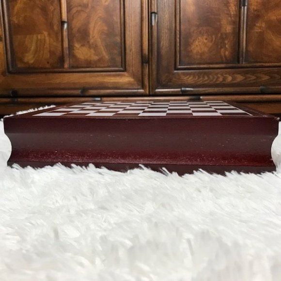 Wood Multi Game Box - Chess Checkers Backgammon Tic Tac Toe Mind Mancala & More - Picture 11 of 16